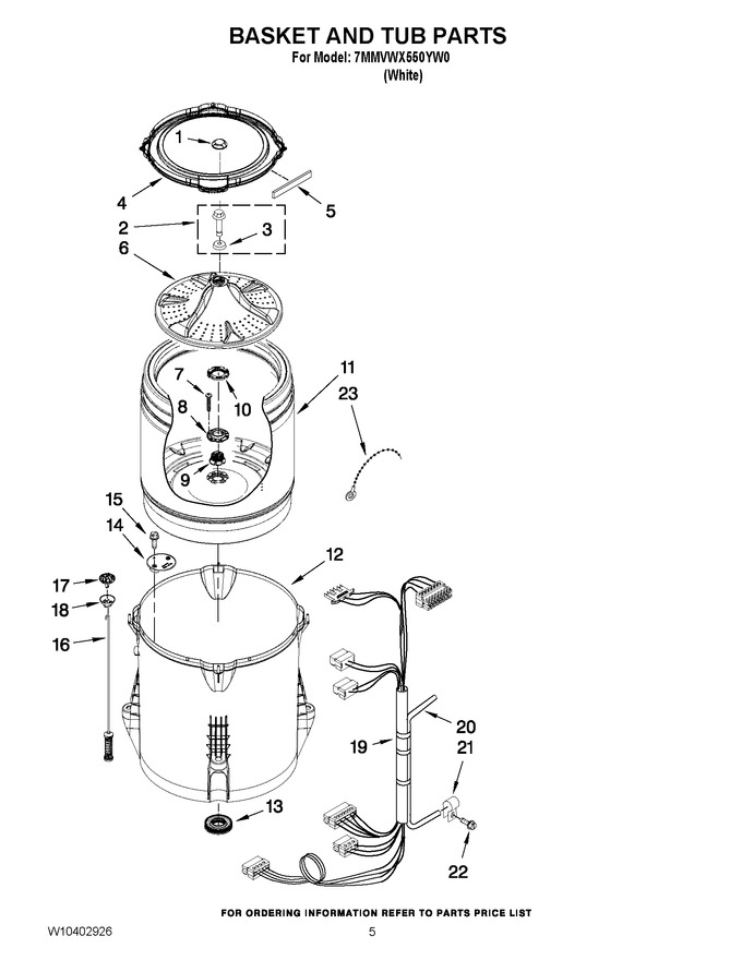 Diagram for 7MMVWX550YW0