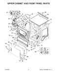 Diagram for 04 - Upper Cabinet And Front Panel Parts