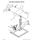 Diagram for 02 - Top And Console Parts