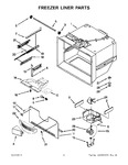 Diagram for 04 - Freezer Liner Parts