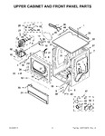 Diagram for 04 - Upper Cabinet And Front Panel Parts