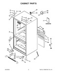 Diagram for 02 - Cabinet Parts