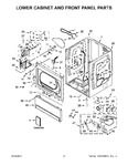 Diagram for 03 - Lower Cabinet And Front Panel Parts