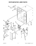 Diagram for 03 - Refrigerator Liner Parts