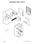 Diagram for 09 - Dispenser Front Parts