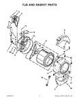 Diagram for 07 - Tub And Basket Parts