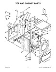 Diagram for 02 - Top And Cabinet Parts