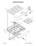 Diagram for 02 - Cooktop Parts