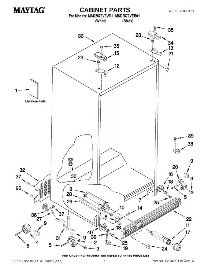 Diagram for MSD2573VEW01