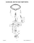 Diagram for 05 - Gearcase, Motor And Pump Parts