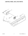 Diagram for 03 - Control Panel And Latch Parts