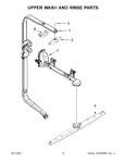 Diagram for 08 - Upper Wash And Rinse Parts