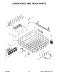 Diagram for 11 - Lower Rack And Track Parts