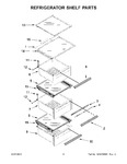 Diagram for 04 - Refrigerator Shelf Parts