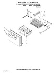 Diagram for 10 - Freezer Door Parts