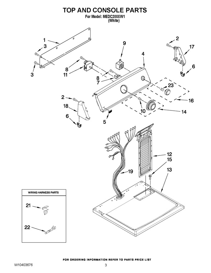 Diagram for MEDC200XW1