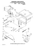 Diagram for 06 - Freezer Liner Parts