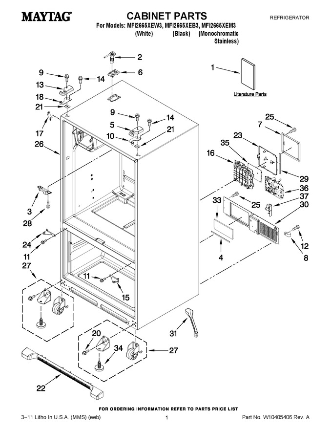 Diagram for MFI2665XEW3