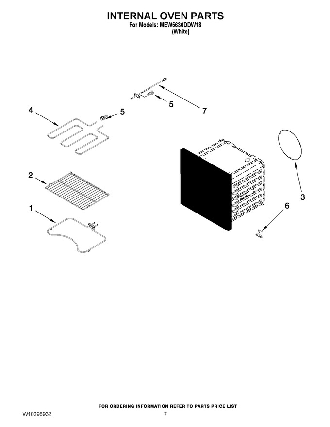 Diagram for MEW5630DDW18