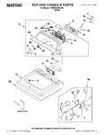 Diagram for 01 - Top And Console Parts