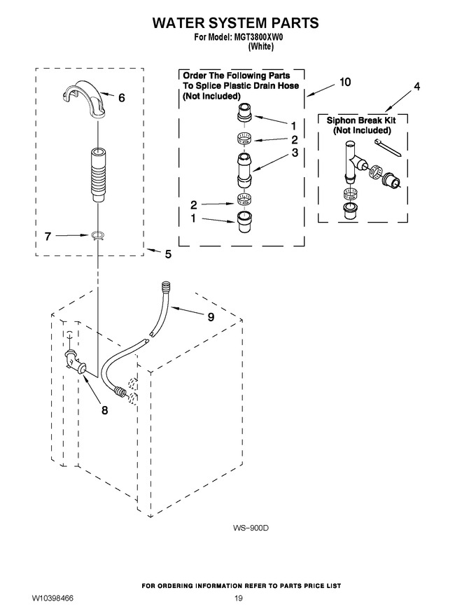 Diagram for MGT3800XW0