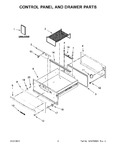 Diagram for 02 - Control Panel And Drawer Parts