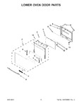 Diagram for 05 - Lower Oven Door Parts