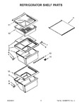 Diagram for 04 - Refrigerator Shelf Parts