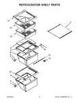 Diagram for 04 - Refrigerator Shelf Parts