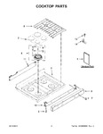 Diagram for 02 - Cooktop Parts