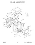 Diagram for 02 - Top And Cabinet Parts