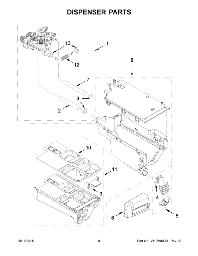 Diagram for MHW7100DW0