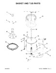 Diagram for 04 - Basket And Tub Parts