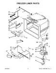 Diagram for 04 - Freezer Liner Parts