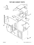 Diagram for 02 - Top And Cabinet Parts