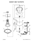 Diagram for 04 - Basket And Tub Parts