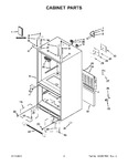 Diagram for 02 - Cabinet Parts