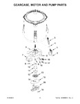 Diagram for 05 - Gearcase, Motor And Pump Parts