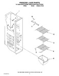 Diagram for 04 - Freezer Liner Parts