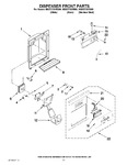 Diagram for 08 - Dispenser Front Parts