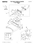 Diagram for 01 - Top And Console Parts