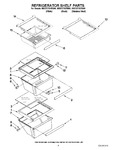 Diagram for 03 - Refrigerator Shelf Parts