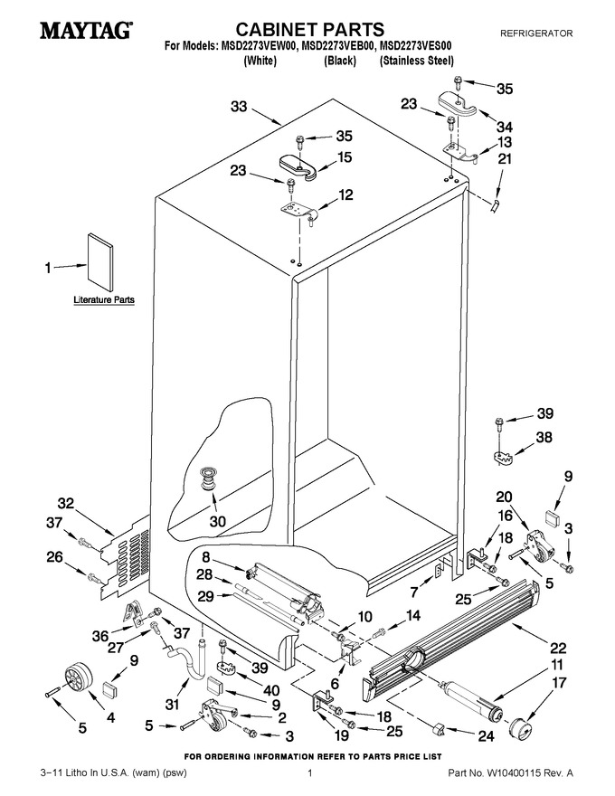 Diagram for MSD2273VEB00