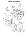 Diagram for 02 - Top And Cabinet Parts