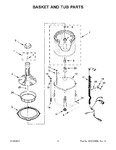 Diagram for 05 - Basket And Tub Parts