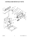 Diagram for 03 - Controls And Water Inlet Parts