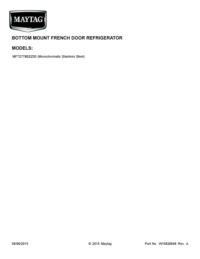 Diagram for MFT2778EEZ00