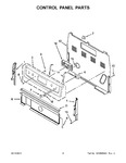 Diagram for 03 - Control Panel Parts