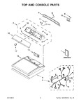 Diagram for 02 - Top And Console Parts