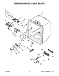 Diagram for 03 - Refrigerator Liner Parts